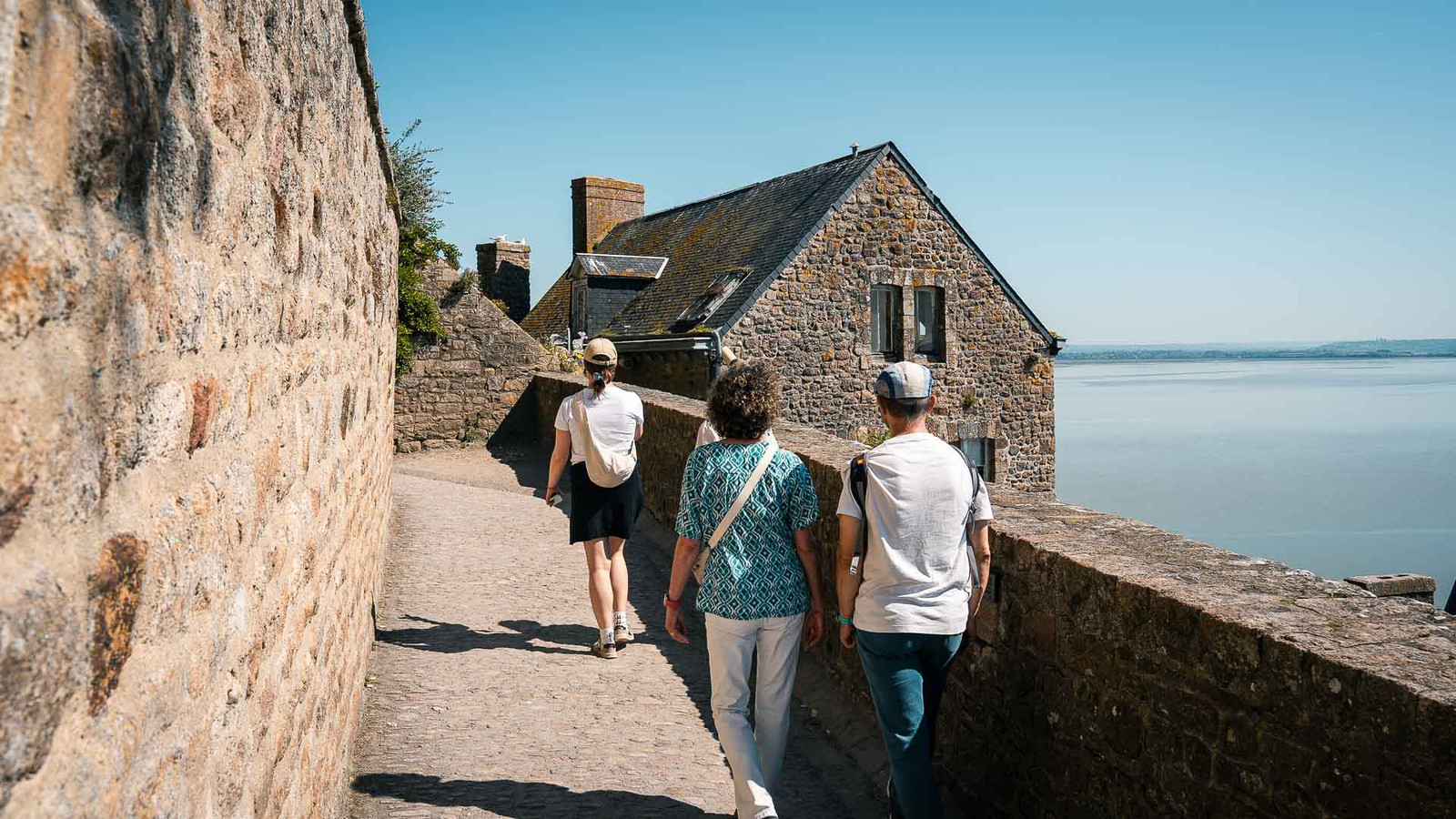 Ramparts of Mont-Saint-Michel