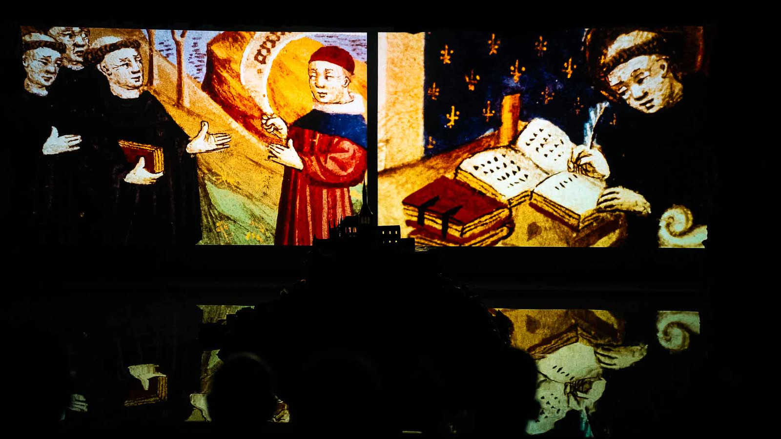 The Archéoscope show, Mont Saint Michel