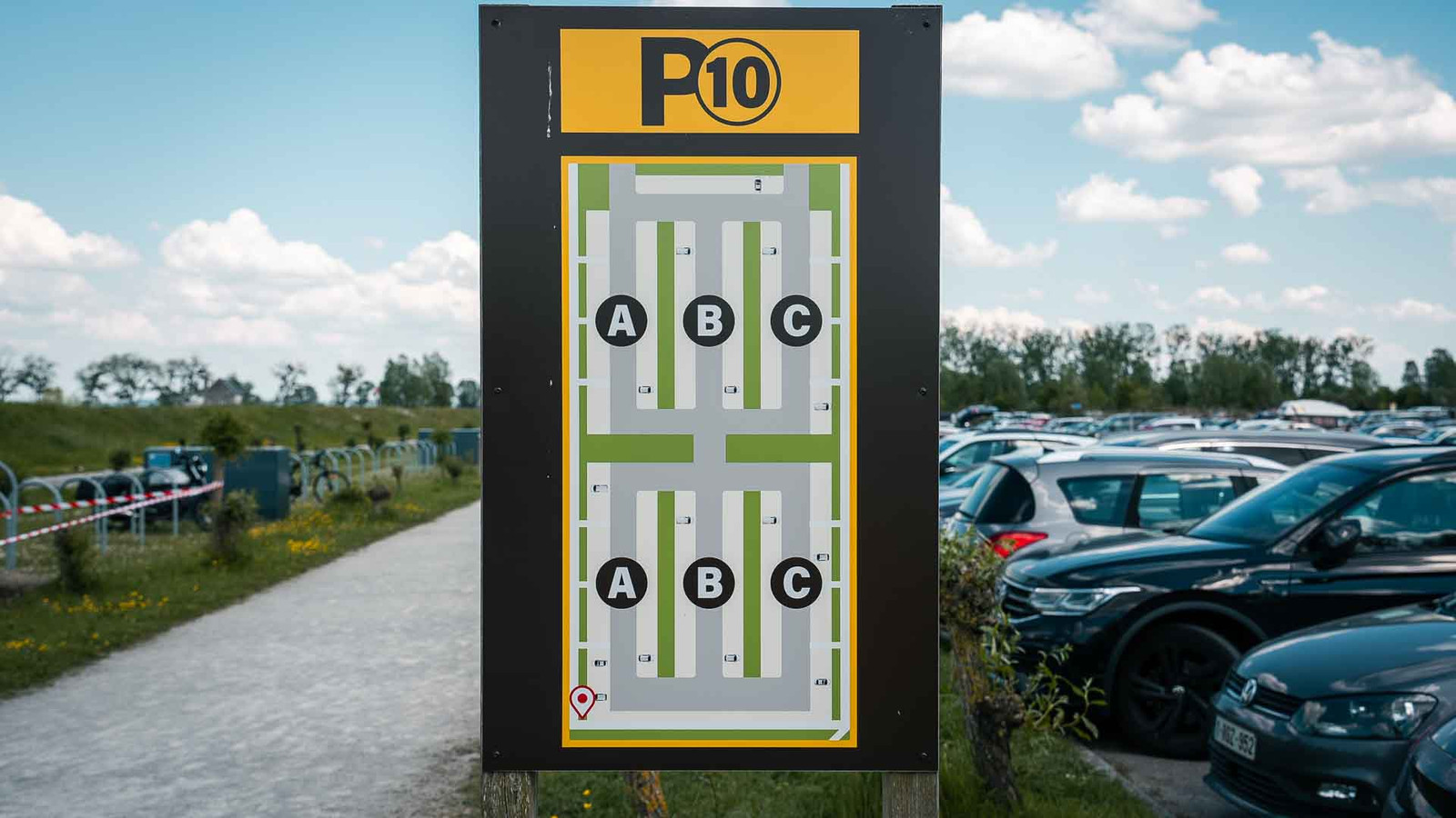 parking at Mont Saint Michel