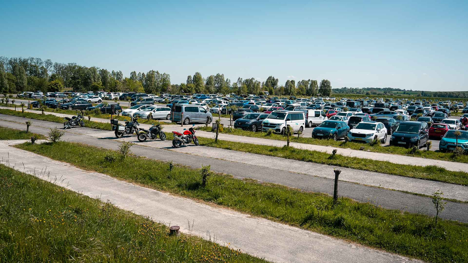 parking at Mont Saint Michel