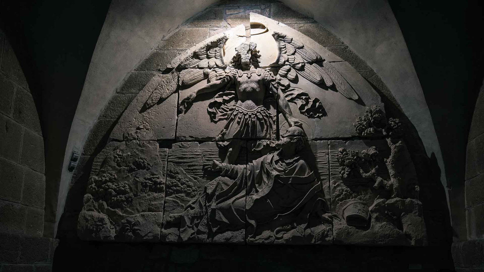 Bishop Aubert of Avranches, Mont Saint Michel Abbey