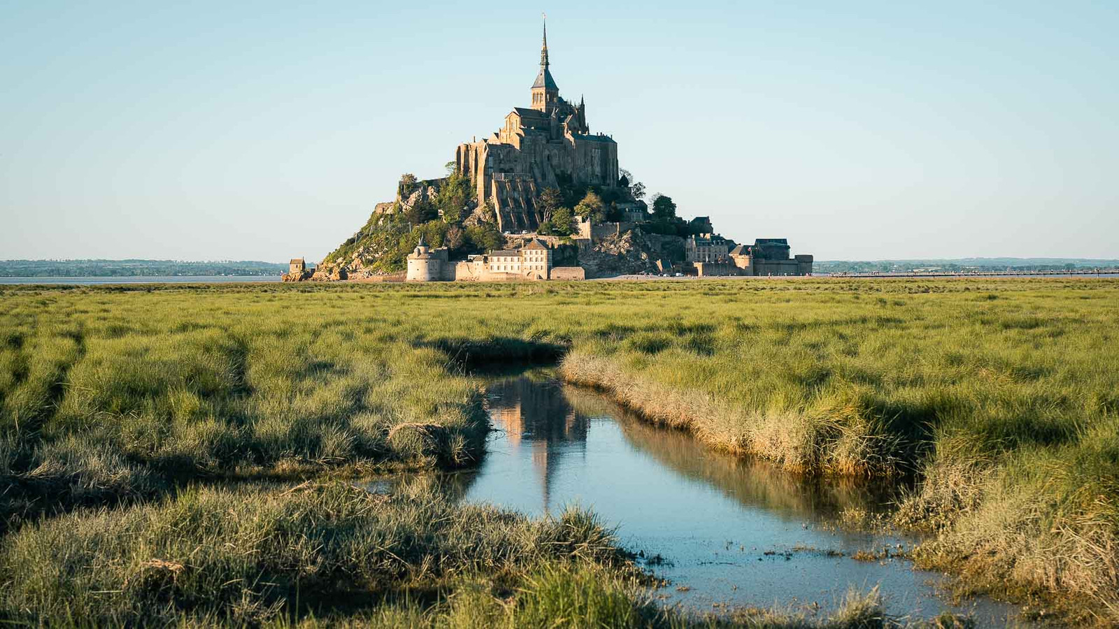 Mont Saint Michel in Spring