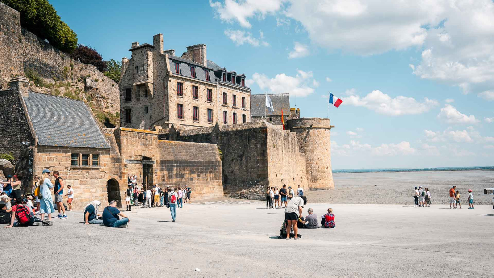Mont Saint Michel in Summer
