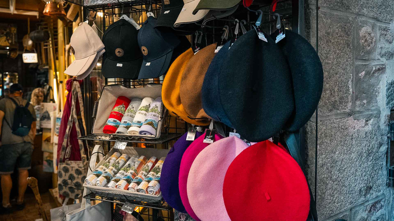 local artisan boutiques at Mont Saint Michel