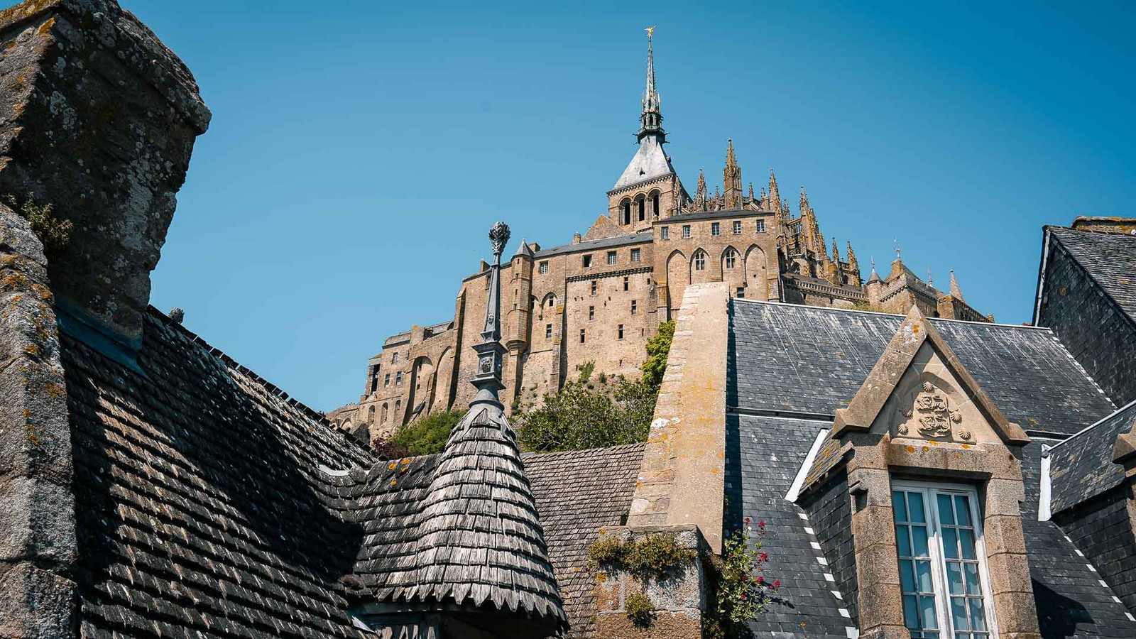 Climb to the Abbaye du Mont-Saint-Michel
